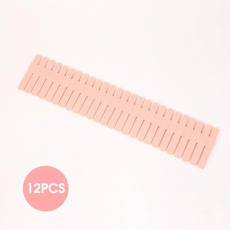 4/8pcs Adjustable Drawer Dividers – Closet & Drawer Organizer