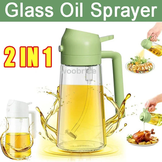 500ml Oil Spray Bottle – Glass Kitchen Dispenser