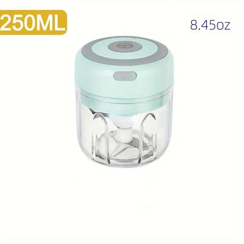Mini Electric Garlic Chopper – USB Rechargeable, 250ml