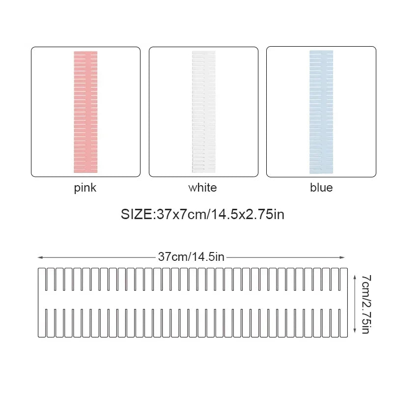 4/8pcs Adjustable Drawer Dividers – Closet & Drawer Organizer