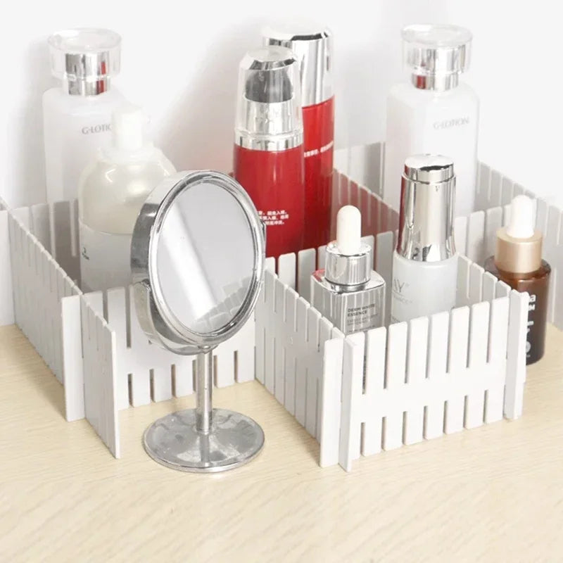 4/8pcs Adjustable Drawer Dividers – Closet & Drawer Organizer